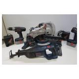 Working BOSCH Cordless Power Tool Set