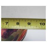 Very Nice Vintage Colorful Handmade Genuine Soapstone Serving Bowl