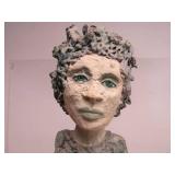 Group of 3 Large Signed Figural Sculptures by Minnesota Artist Krissy Catt