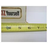 Pair of NOS Vintage BLATZ Embossed Beer Advertising Signs - "Test Blatz Yourself"