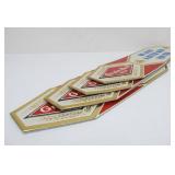 Lot of 4 NOS Vintage GRAIN BELT Embossed Beer Advertising Signs - "We Built a Better Beer For You"