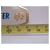 Lot of 4 NOS Vintage GRAIN BELT Embossed Beer Advertising Signs - "We Built a Better Beer For You"