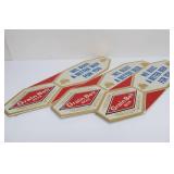 Lot of 3 NOS Vintage GRAIN BELT Embossed Beer Advertising Signs - "We Built a Better Beer For You"