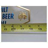 Lot of 3 NOS Vintage GRAIN BELT Embossed Beer Advertising Signs - "We Built a Better Beer For You"