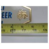 Lot of 4 NOS Vintage GRAIN BELT Embossed Beer Advertising Signs - "We Built a Better Beer For You"