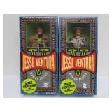 2 Different Mint in Box JESSE VENTURA Action Figures