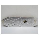 Lot of 4 NOS Vintage GRAIN BELT Embossed Beer Advertising Signs - "Try the GB 