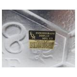 Lot of 4 NOS Vintage GRAIN BELT Embossed Beer Advertising Signs - "Try the GB 