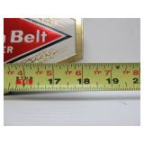 Lot of 4 NOS Vintage GRAIN BELT Embossed Beer Advertising Signs - "Try the GB 