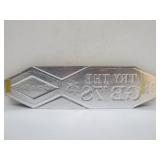 Lot of 4 NOS Vintage GRAIN BELT Embossed Beer Advertising Signs - "Try the GB 