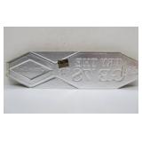 Lot of 4 NOS Vintage GRAIN BELT Embossed Beer Advertising Signs - "Try the GB 