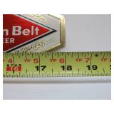 Lot of 4 NOS Vintage GRAIN BELT Embossed Beer Advertising Signs - "Try the GB 