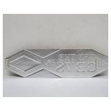 Lot of 4 NOS Vintage GRAIN BELT Embossed Beer Advertising Signs - "Try the GB 