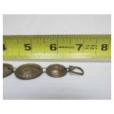 Vintage WW2 era Coin Bracelet w/ Silver Coins