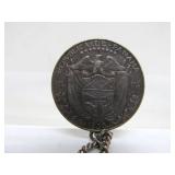 Vintage WW2 era Coin Necklace w/ Silver Coins