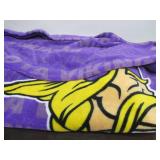 Group of MN VIKINGS Items - Blankets Jacket etc
