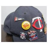 Group of MN TWINS Items - Jacket - Action Figures Hats etc