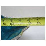 Beautiful Set of Unused Julia Knight Blue Enameled Shell Bowls