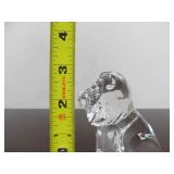 Hand Signed STEUBEN Glass Lion