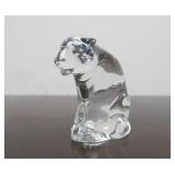 Hand Signed STEUBEN Glass Bear