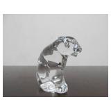 Hand Signed STEUBEN Glass Bear