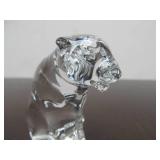 Hand Signed STEUBEN Glass Bear