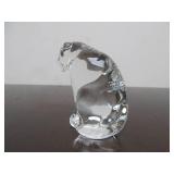 Hand Signed STEUBEN Glass Bear