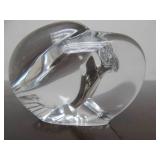 Hand Signed STEUBEN Glass Eagle