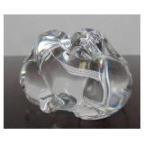 Hand Signed STEUBEN Glass Snuggling Seals