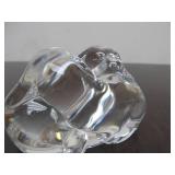 Hand Signed STEUBEN Glass Snuggling Seals