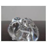 Hand Signed STEUBEN Glass Snuggling Seals