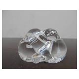 Hand Signed STEUBEN Glass Snuggling Seals