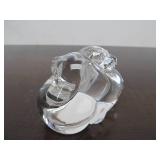 Hand Signed STEUBEN Glass Snuggling Seals