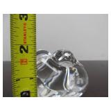 Hand Signed STEUBEN Glass Snuggling Seals