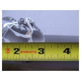 Hand Signed STEUBEN Glass Snuggling Seals