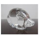 Hand Signed STEUBEN Glass Pig