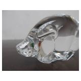 Hand Signed STEUBEN Glass Pig