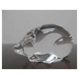 Hand Signed STEUBEN Glass Pig