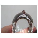 Hand Signed STEUBEN Glass Pig