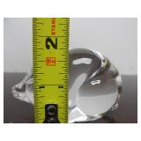 Hand Signed STEUBEN Glass Pig