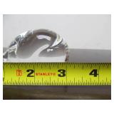 Hand Signed STEUBEN Glass Pig