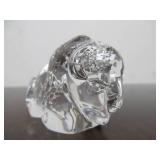 Hand Signed STEUBEN Glass Buffalo