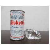 Hand Signed STEUBEN Glass Buffalo