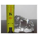 Hand Signed STEUBEN Glass Buffalo