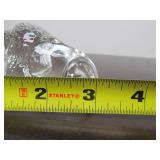 Hand Signed STEUBEN Glass Buffalo