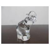 Hand Signed STEUBEN Glass Elephant