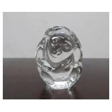 Hand Signed STEUBEN Glass Monkey