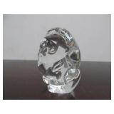 Hand Signed STEUBEN Glass Monkey