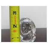 Hand Signed STEUBEN Glass Monkey