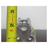 Hand Signed STEUBEN Glass Bear